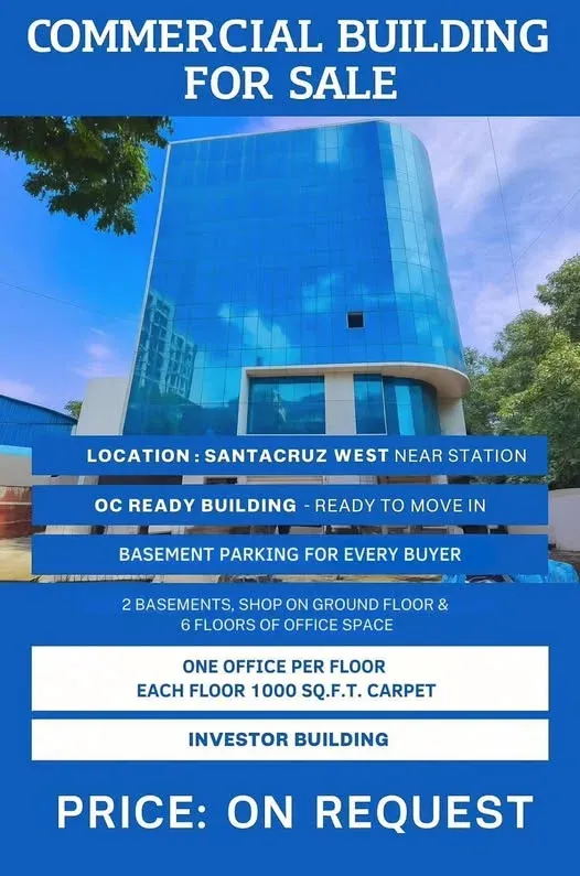 Commercial Space for Sale in Santacruz West Station & S.V. Road