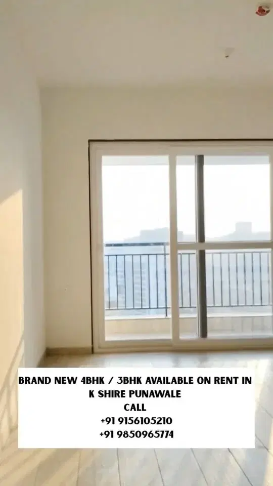 4 BHK Flat for Rent in Punawale