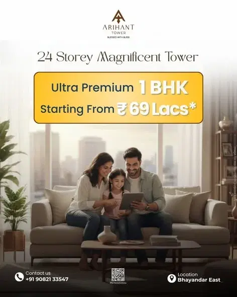 2 BHK Flat for Sale in Bhayandar East