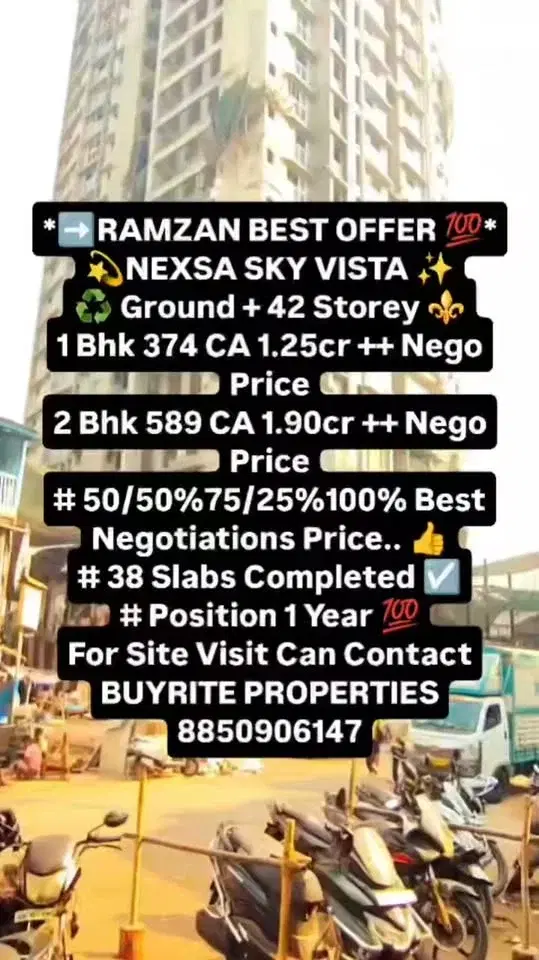 1 BHK Flat for Rent in Sky And Sand Giulio Cercato