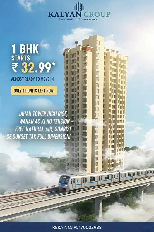 1 BHK Flat for Sale in Kalyan West