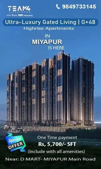 Flat for Sale in Miyapur