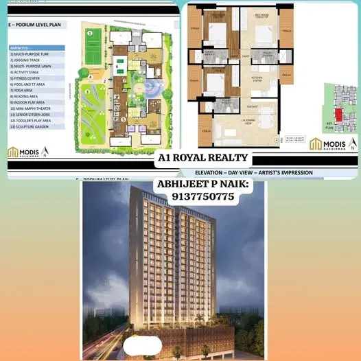 3 BHK Flat for Sale in Jairaj-Yogi Nagar Borivali West