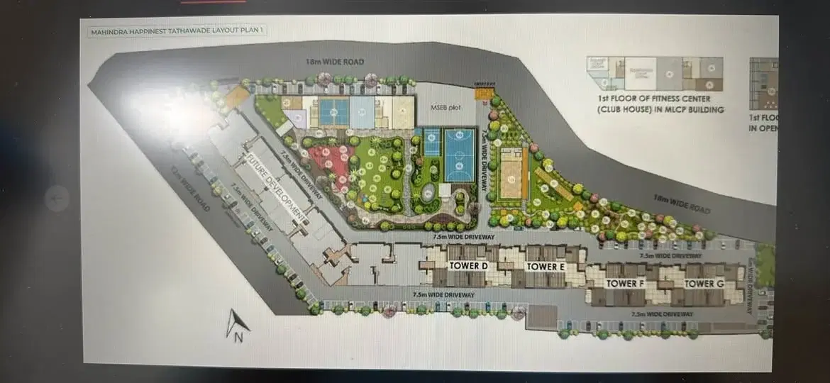 2 BHK Flat for Rent near Bhumkar chowk Society - Mahindra happinest tathawade (Bombay - pune highway 500 miter frm bhumkar chowk)