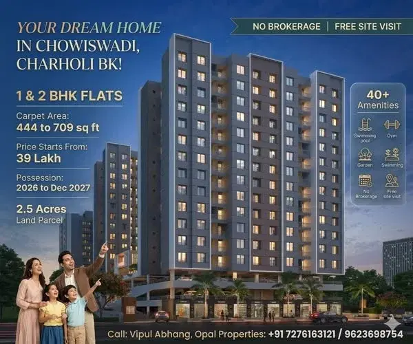 1 BHK Flat for Sale in Chovisavadi