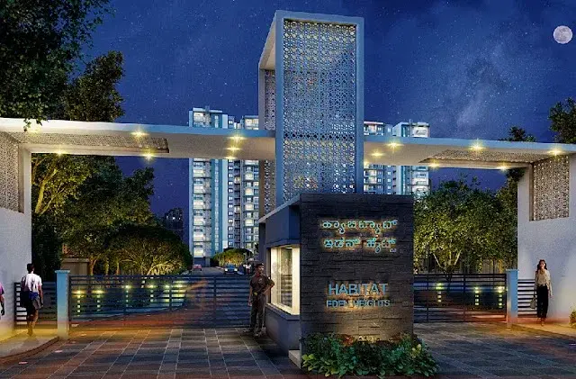 Single Occupancy for Female in 1 BHK Flat for Rent in Habitat Eden Heights Walking distance from Hoodi Metro Station