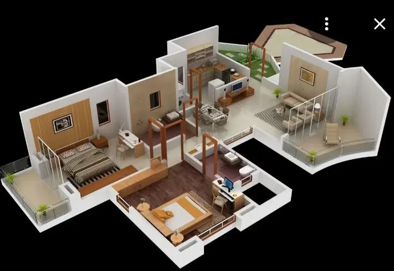 2 BHK Flat for Sale Near to commerzone,Eon,Wtc