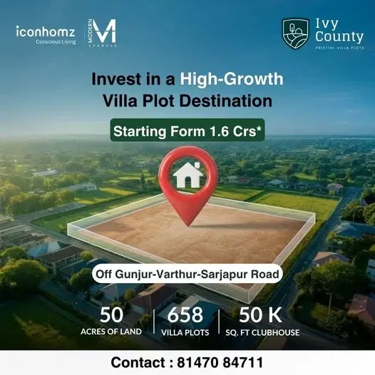 Residential Plot for Rent in Gunjur varthur road