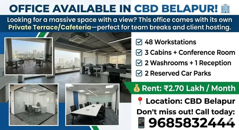 Office Space for Rent in CBD Belapur