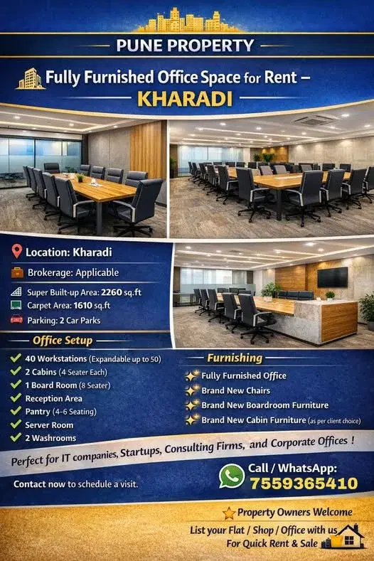 Office Space for Rent in Kharadi