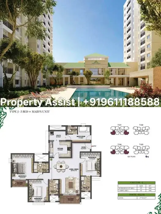 3 BHK Flat for Sale in Panathur Main Road