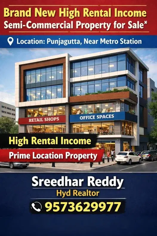 Commercial Space for Sale in Punjagutta