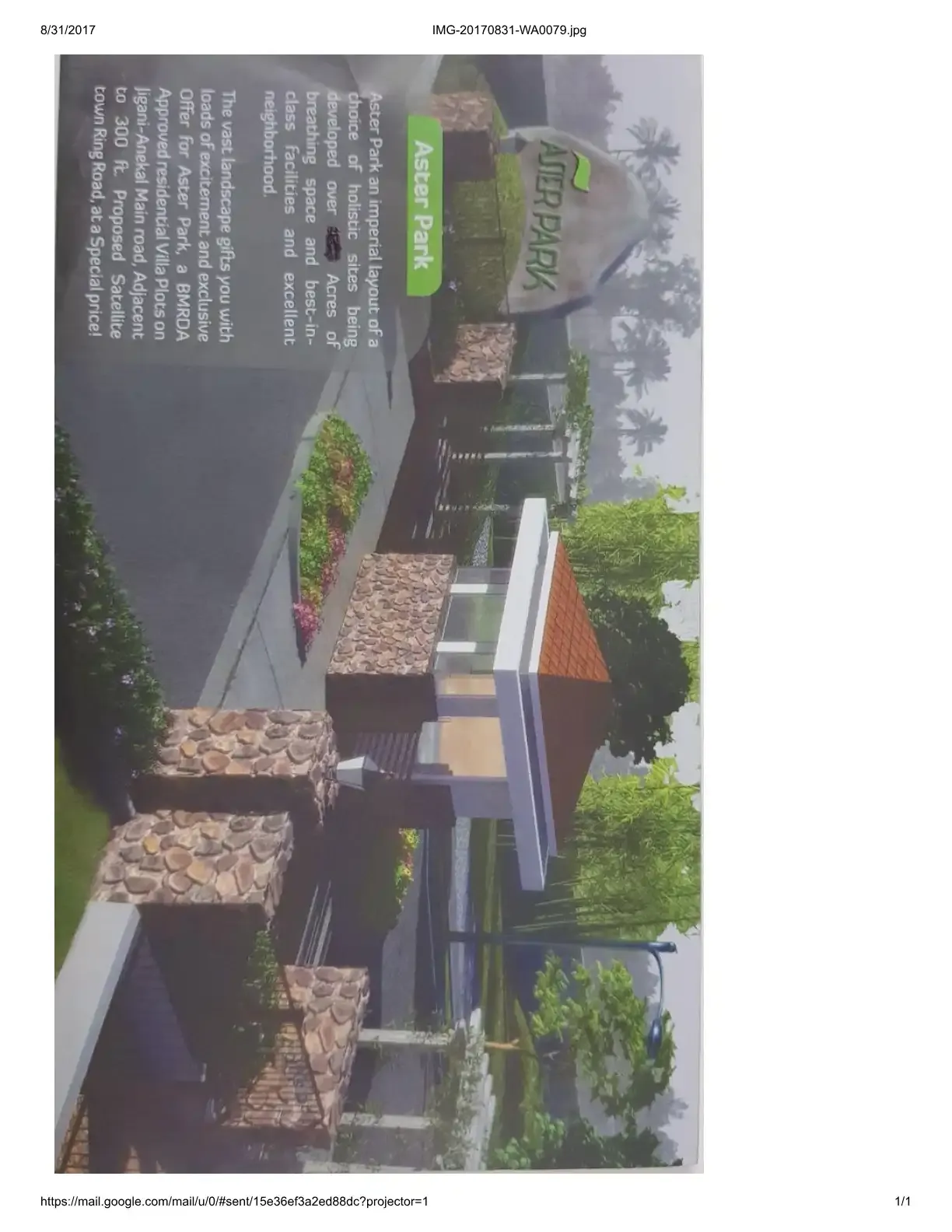 Aster Park Cosmo Square