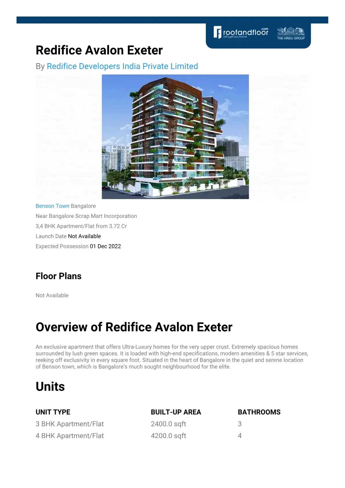 Redifice Private Residencies Avalon Exeter