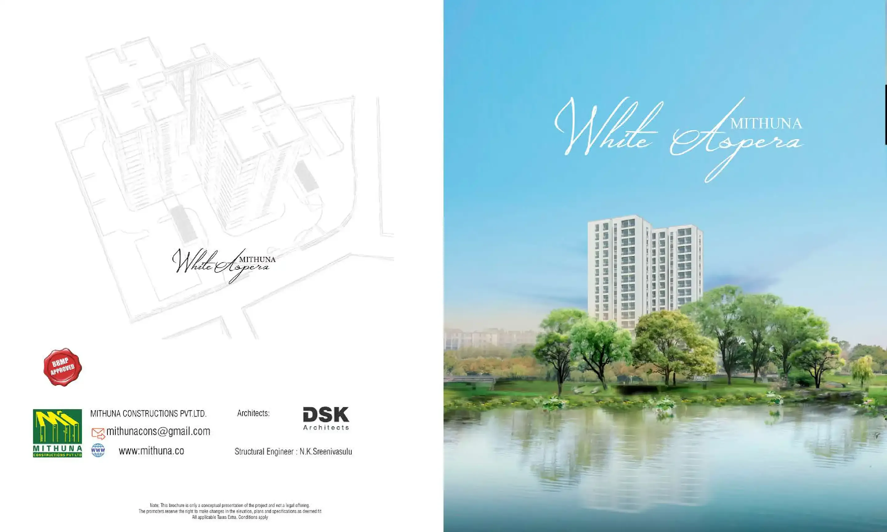 Mithuna White Aspera