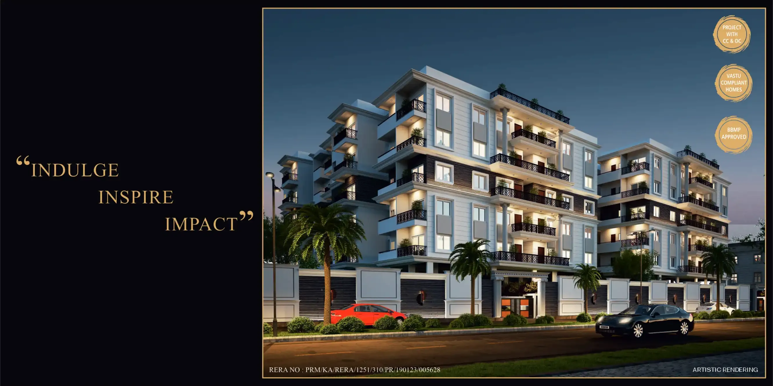 4 Square White Petals