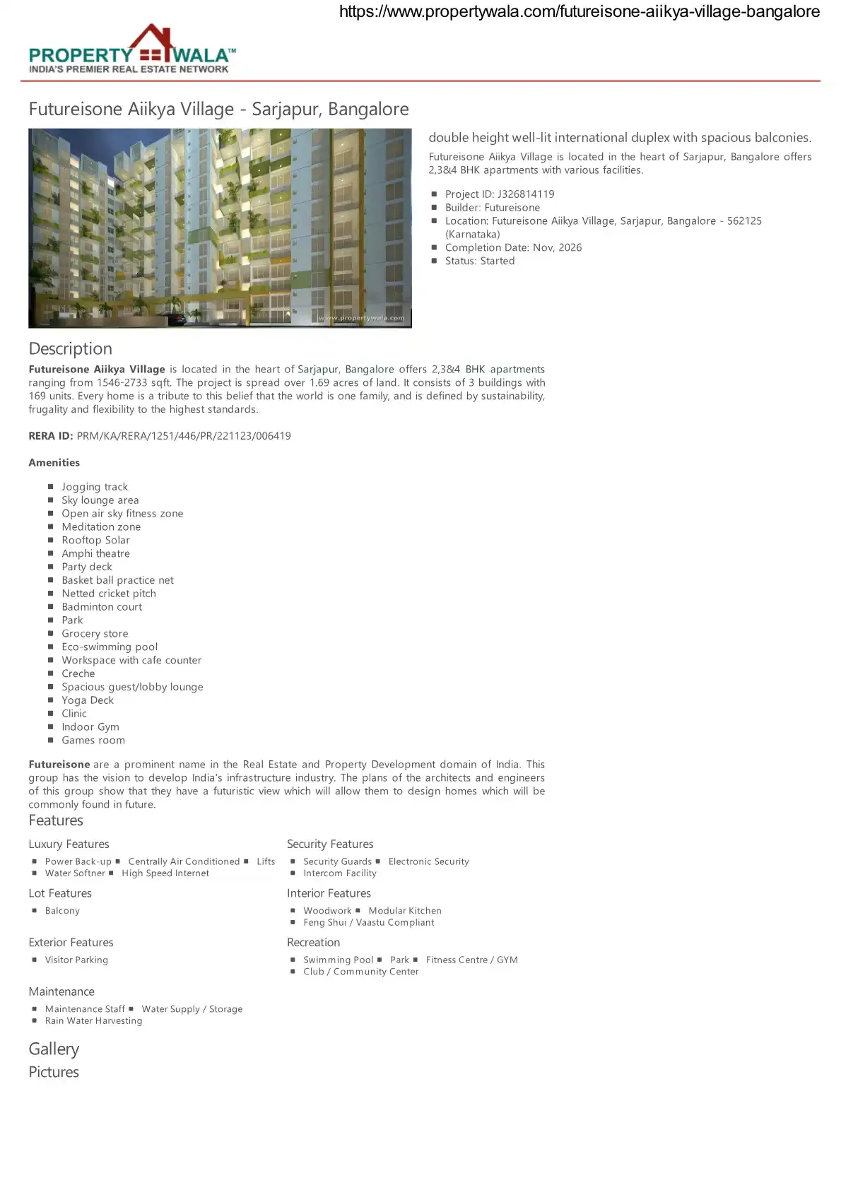 Aiikya Village Sarjapur