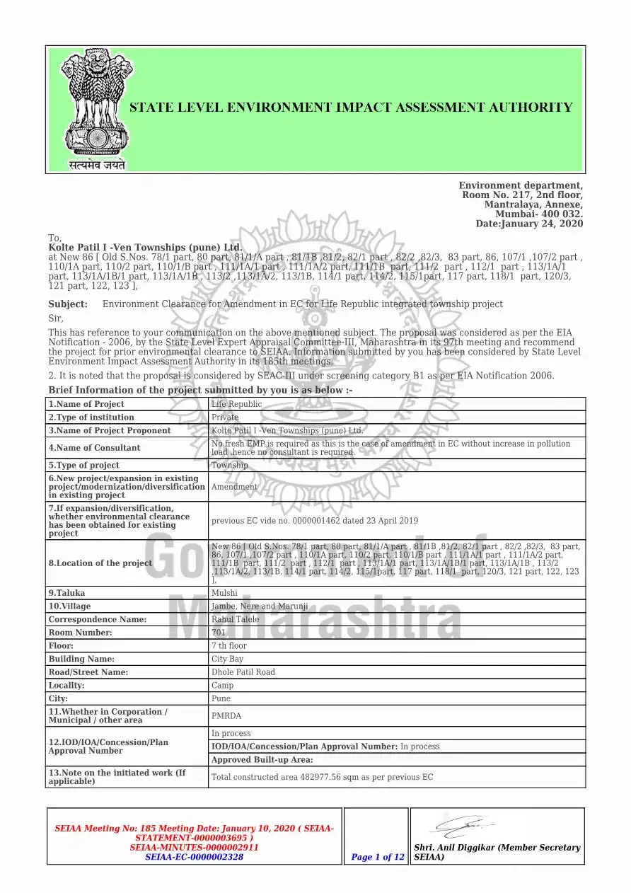 Life Republic Sector R1 - 1ST Avenue