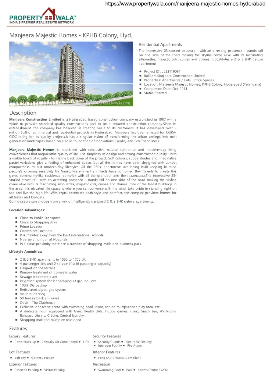 Golden Homes Maruthi Residency