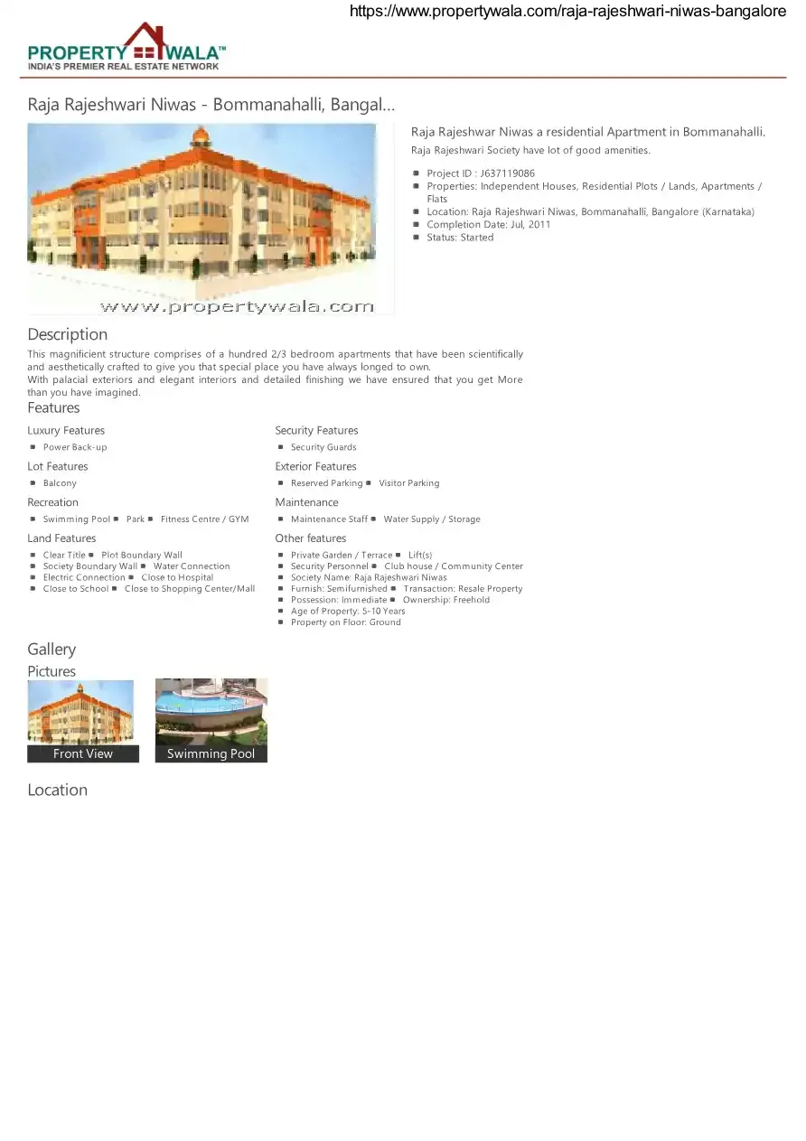 Raja Rajeshwari Nivas