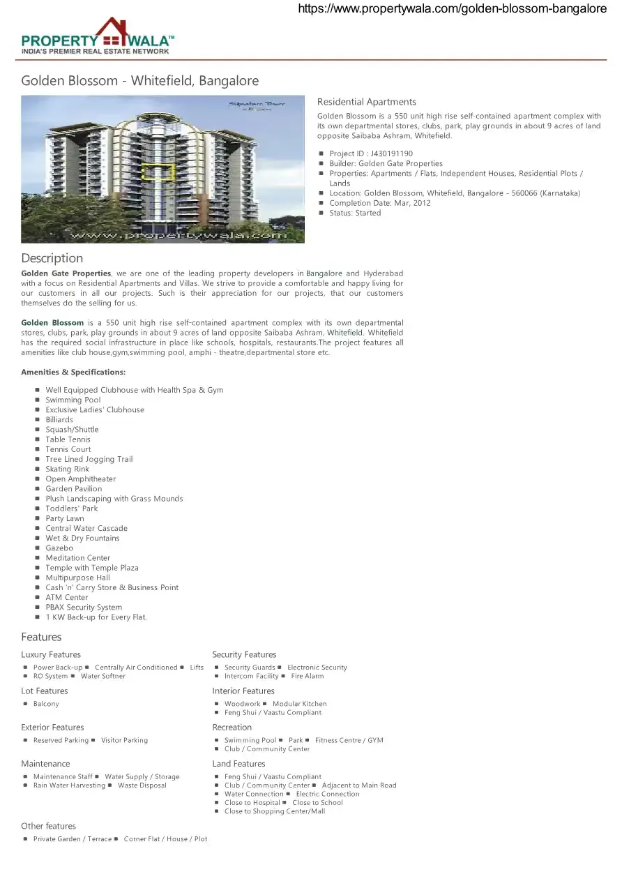 Vision Golden Blossom