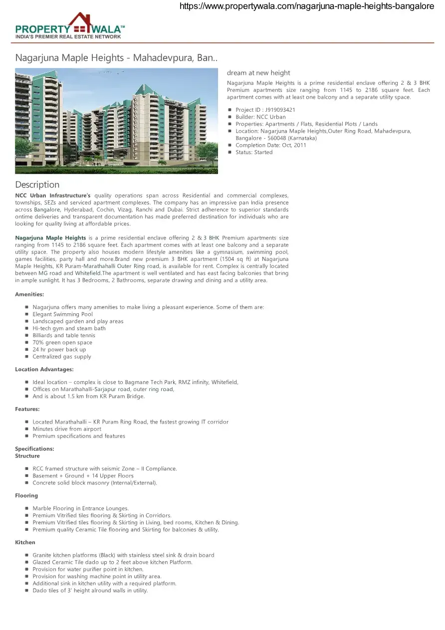 Nagarjuna Maple Heights