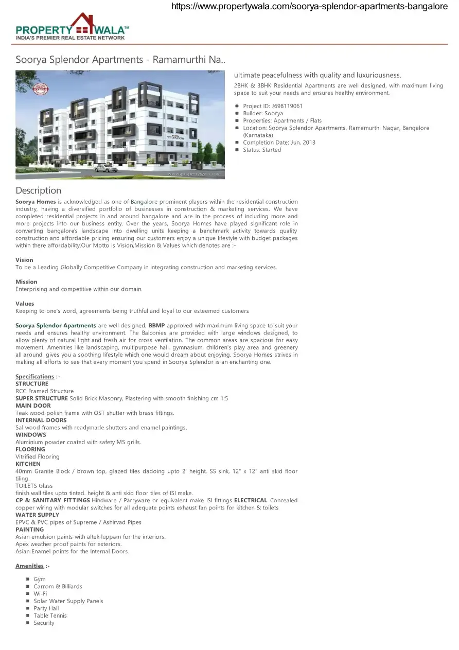 Sagar Splendor Apartment